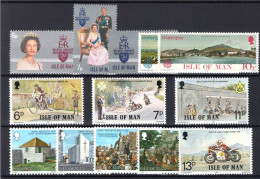 Isle Of Man Tax 1977 Year Set- MNH - Isla De Man
