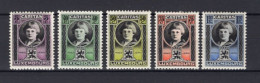 Luxembourg 182/86 - MH - Unused Stamps