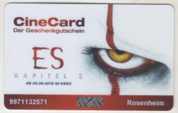 GERMANY - KINOPOLIS/ROSENHEIM , ES - Kapitel 2 Movie, Gift Card - Cartes Cadeaux