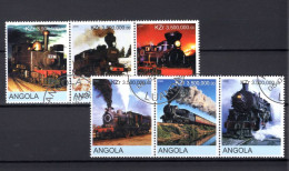  Angola - Trains - Gest / Obl / Used - Trenes
