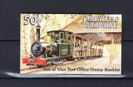  Isle Of Man - Booklet Trains - MNH - Trenes