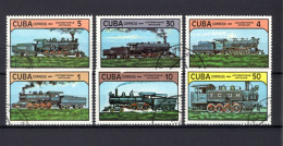  Cuba -  Trains - Gest / Obl / Used - Treinen