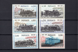  Monaco 752/57 -  Trains - MNH - Trenes