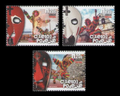 Portugal 2024 Mih. 4938/40 Podence Carnival. Caretos De Podence MNH ** - Ungebraucht