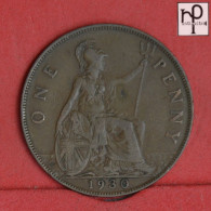 GREAT BRITAIN 1 PENNY 1930 -    KM# 838 - (Nº58939) - D. 1 Penny
