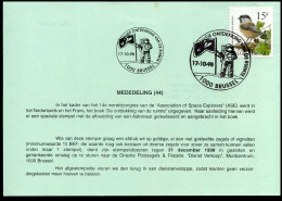 België 2695 Met Bijzondere Afstempeling Brussel  - 1985-.. Uccelli (Buzin)