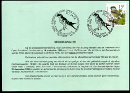 België 2695 Met Bijzondere Afstempeling De Pinte - 1985-.. Vogels (Buzin)