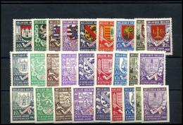 538/46 MNH, 547/55 MNH, 547A/55A MH - Ongebruikt