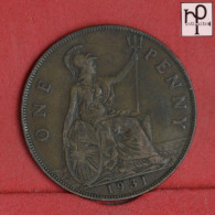 GREAT BRITAIN 1 PENNY 1931 -    KM# 838 - (Nº58940) - D. 1 Penny