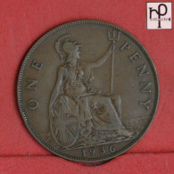 GREAT BRITAIN 1 PENNY 1936 -    KM# 838 - (Nº58942) - D. 1 Penny