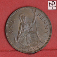 GREAT BRITAIN 1 PENNY 1964 -    KM# 897 - (Nº58946) - D. 1 Penny