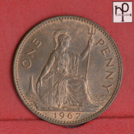 GREAT BRITAIN 1 PENNY 1967 -    KM# 897 - (Nº58949) - D. 1 Penny