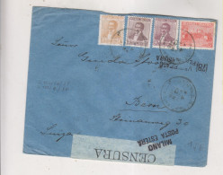 ARGENTINA 1916 Censored Cover To Switzerland - Covers & Documents