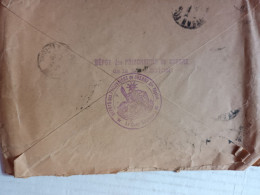 CACHET MILITAIRE SUR ENVELOPPE NANTES DEPOTS DES PRISONNIERS DE GUERRE XIe REGION - Documents