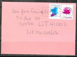 2005 December Holiday Stamps To Lithuania - Cartas & Documentos