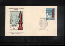 Argentina 1966 Space/ Weltraum Conquest Of Space FDC - Zuid-Amerika