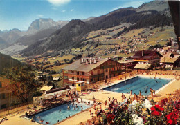 CHATEL Station Village La Piscine Et Les Cornettes De Bise Alt 1200 2200 M  2(scan Recto-verso) MA402 - Châtel