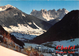 CHATEL Porte Du Soleil Panorama Sur La Station Et Les Dents Du Midi Alt 1200 2200      1(scan Recto-verso) MA402 - Châtel