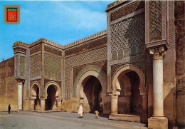 MEKNES Vue De La Porte Bab Mensour 16eme Siecle 18(scan Recto-verso) MA452 - Meknès