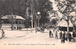 SIDI BEL ABBES La Rue De Tlemcen Et Le Cercle Des Officiers 18(scan Recto-verso) MA449 - Sidi-bel-Abbes