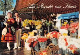 Nice Cours Saleya Le Marche Aux Fleurs 13(scan Recto-verso) MA444 - Artisanat