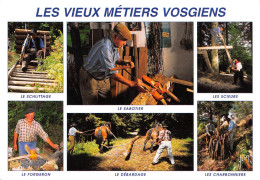 Les Vieux Metiers Vosgiens Le Schlittage Le Sabotier Les Scieurs Le Forgeron Le Debardage 13(scan Recto-verso) MA429 - Artisanat