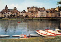 SAINT AIGNAN SUR CHER Le Cher Au Second Plan L Eglise Saint Aignan XIe XIIe S Et Le Chateau 10(scan Recto-verso)MA482 - Saint Aignan