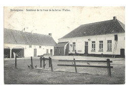 CPA Russeignies  - Intérieur De La Cour De La Ferme Wallez - Kluisbergen