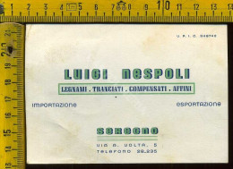 Monza Seregno Luigi Nespoli - Legnami, Tranciati, Compensati, Affini - Importazione Esportazione (biglietto) - Monza