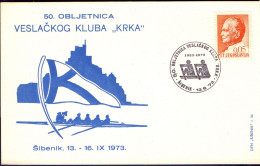 JUGOSLAVIA - ROWING CLUB KRKA  ŠIBENIK - 1973 - Canottaggio