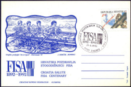 CROATIA - ROWING - FISA CENTENARY - ZAGREB - 1992 - Rudersport