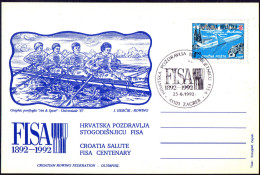 CROATIA - ROWING - FISA CENTENARY - ZAGREB - 1992 - Roeisport