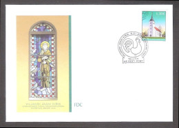 St. John's Church In Viljandi Estonia 2024  Stamp FDC Mi 1095 - Estonia