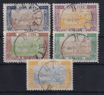 MONTENEGRO 1896 - Canceled - Sc# 45-49 - Montenegro