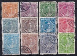 MONTENEGRO 1913 - Canceled - Sc# 99-110 - Complete Set! - Montenegro