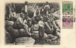 Cyprus, Group Of Villagers (1922) Postcard - Chypre