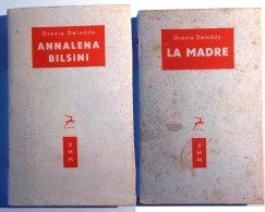 1955 SARDEGNA NARRATIVA DELEDDA MONDADORI 2 VOLUMI DELEDDA GRAZIA ANNALENA BILSINI - Milano, Mondadori 1955 - Libri Antichi