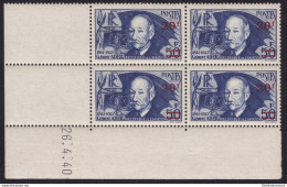 1941 FRANCIA -  N 493 Blocco Di Quattro-  Coins Datés MNH** - Other & Unclassified