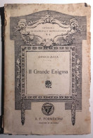 1910 ZUCCA FILOSOFIA FORMIGGINI ZUCCA ANTIOCO IL GRANDE ENIGMA Modena, Formiggini 1910 - Prima Edizione - Libri Antichi