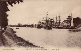 80 , Cpa  SAINT VALERY Sur SOMME , 61 , Le Port  (2918) - Saint Valery Sur Somme