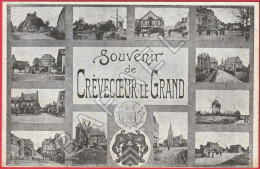 Crèvecœur-le-Grand (60) - Souvenirs Et Quelques Vues - Crevecoeur Le Grand
