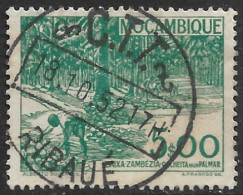 Mocambique – 1948 Views 5$00 Used Stamp Beautiful RIBAUÉ Cancel - Mozambique