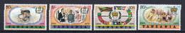 265 TANZANIE 1977 - Y&T 85/88 - Prince Philippe Elizabeth II Drapeau - Neuf ** (MNH) Sans Charniere - Tansania (1964-...)