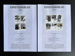 NETHERLANDS 2005 FIRST DAY CARDS WORLD PRESS PHOTO NEDERLAND EDB IMPORTA 369/370 EERSTEDAGBLAD - Cartas & Documentos