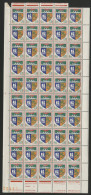 N° 1354A 18 Ct SAINT DENIS DE LA REUNION Panneau De 50 Ex Neufs ** (MNH) Cote 20 € Voir Suite - Full Sheets