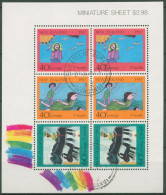 Neuseeland 1987 Gesundheit Kindergemälde 1000/02 K Gestempelt (C25856) - Hojas Bloque