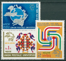 Indien 1974 100 Jahre Weltpostverein UPU 603/05 Postfrisch - Neufs