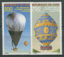 Mali 1983 200 Jahre Luftfahrt Freiballon Montgolfiere 947/48 Postfrisch - Malí (1959-...)