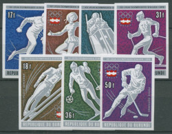 Burundi 1976 Olympische Winterspiele In Innsbruck 1249/55 B Postfrisch - Nuevos