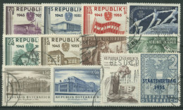 Österreich Jahrgang 1955 Komplett Gestempelt (G31041) - Annate Complete